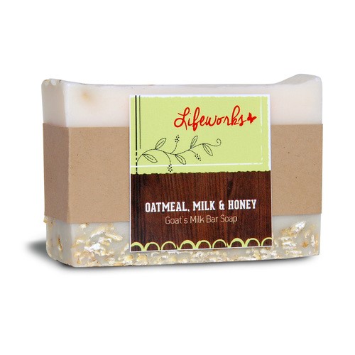 Oatmeal, Milk & Honey Goat's Milk Bar Soap